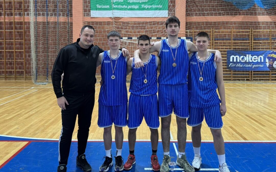 2. mjesto na županijskom natjecanju iz košarke 3×3