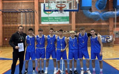 3. mjesto na županijskom natjecanju u košarci