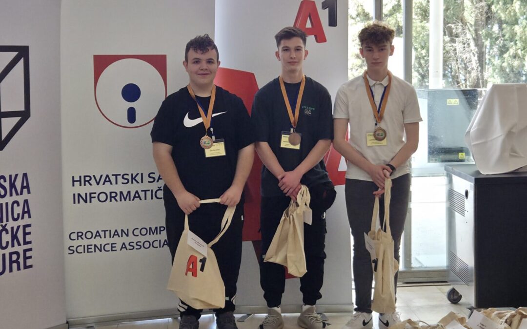 Veliki uspjeh naših učenika – treće mjesto na državnom natjecanju iz informatike!
