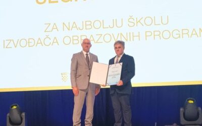 Nagrada Šegrt Hlapić: Strukovna škola Đurđevac najbolja škola – izvođač obrazovnih programa za obrtništvo